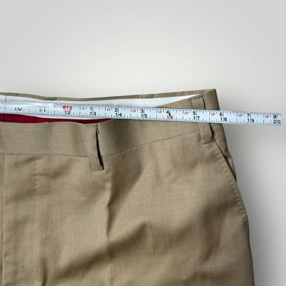 Super 120's Beltrami Italy Men’s Wool Suit Lite Beige - Made in Italy - Picture 16 of 16